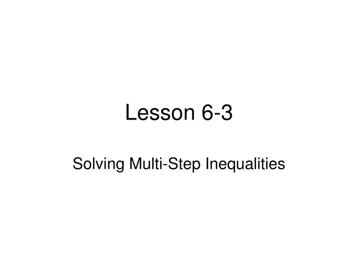 lesson 6 3