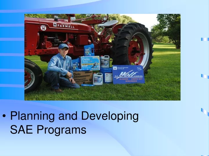 planning and developing sae programs