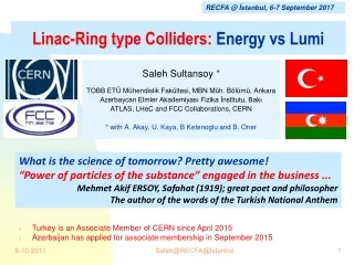 Linac-Ring type Colliders:  Energy vs Lumi