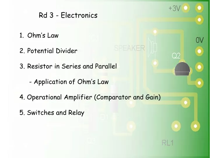 rd 3 electronics