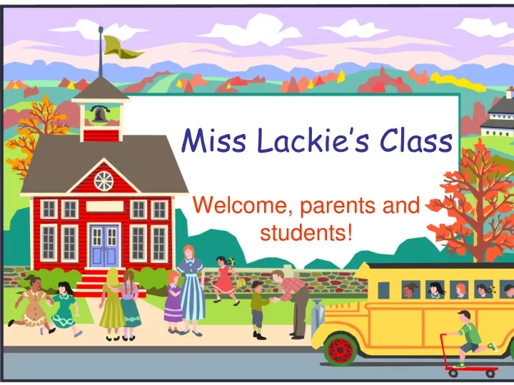miss lackie s class