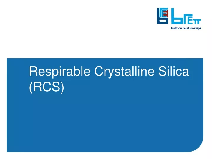 respirable crystalline silica rcs