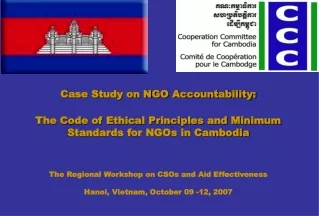Case Study on NGO Accountability: