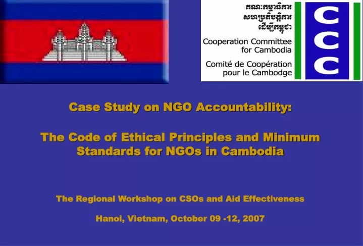 case study on ngo accountability the code