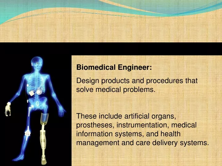 biomedical engineer design products