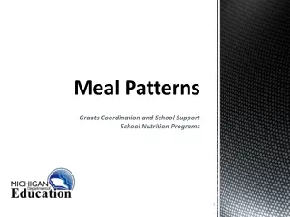 Meal Patterns
