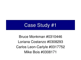Case Study #1