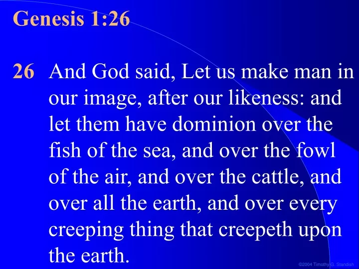 genesis 1 26 26 and god said let us make
