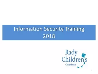 Information Security  Training 2018