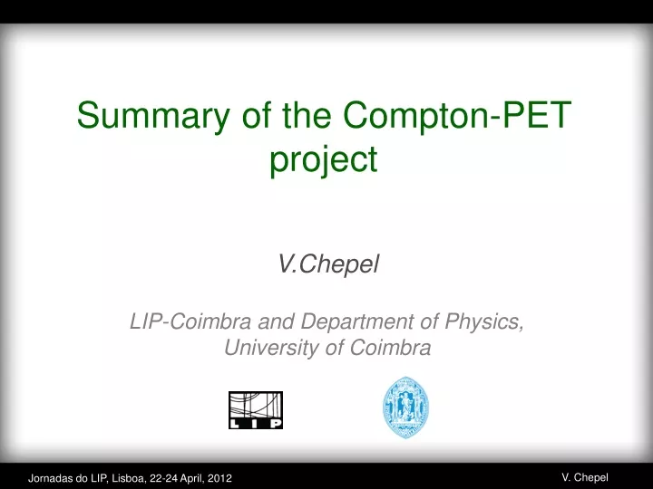 summary of the compton pet project