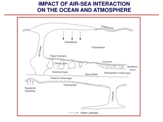 IMPACT OF AIR-SEA INTERACTION ON THE OCEAN AND ATMOSPHERE