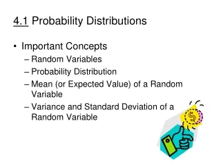4.1  Probability Distributions
