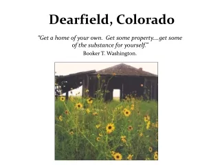 Dearfield, Colorado