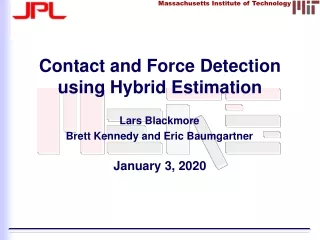 Contact and Force Detection using Hybrid Estimation