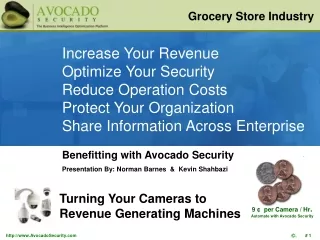 Benefitting with Avocado Security Presentation By: Norman Barnes  &amp;  Kevin Shahbazi