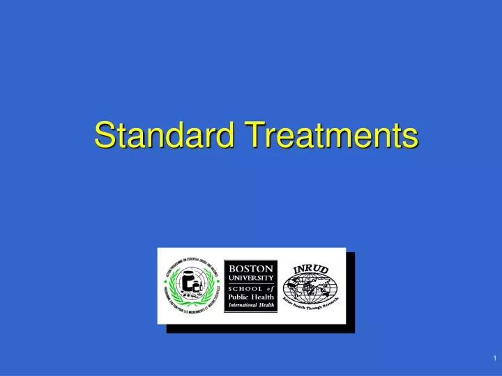 standard treatments
