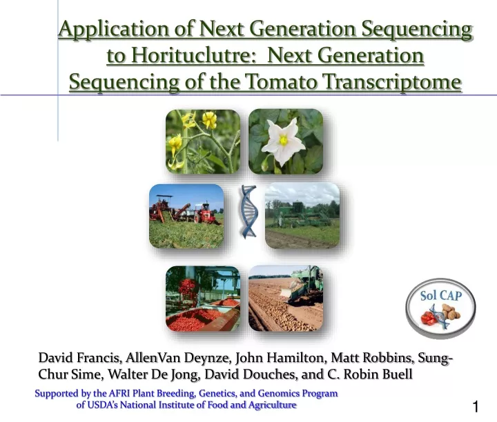 application of next generation sequencing