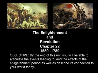 The Enlightenment  and  Revolution Chapter 22  1550 -1789