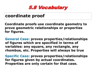 coordinate proof