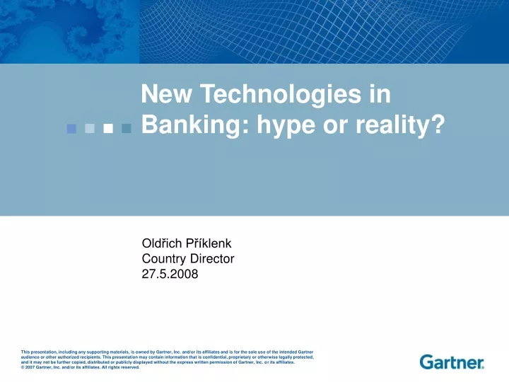 new technologies in banking hype or reality