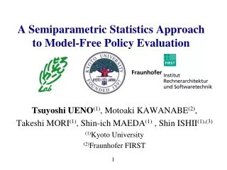 a semiparametric statistics approach to model free policy evaluation