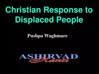 Christian Response to Displaced People