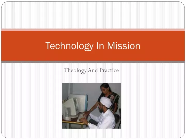 technology in mission
