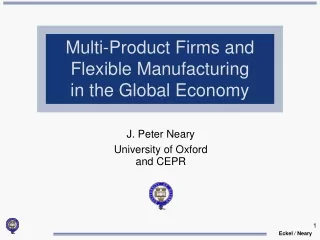 Multi-Product Firms and Flexible Manufacturing in the Global Economy