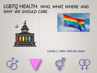 LGBTQ Health :   Who,  What,  Where  and Why  We Should Care