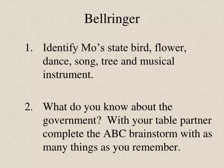 bellringer