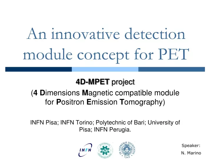 an innovative detection module concept for pet