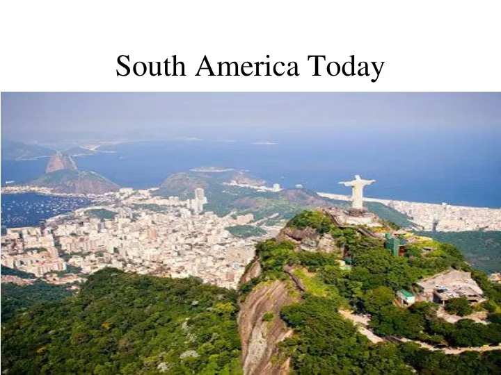 south america today