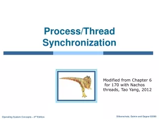 Process/Thread Synchronization