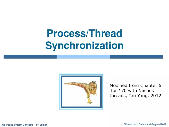 process thread synchronization