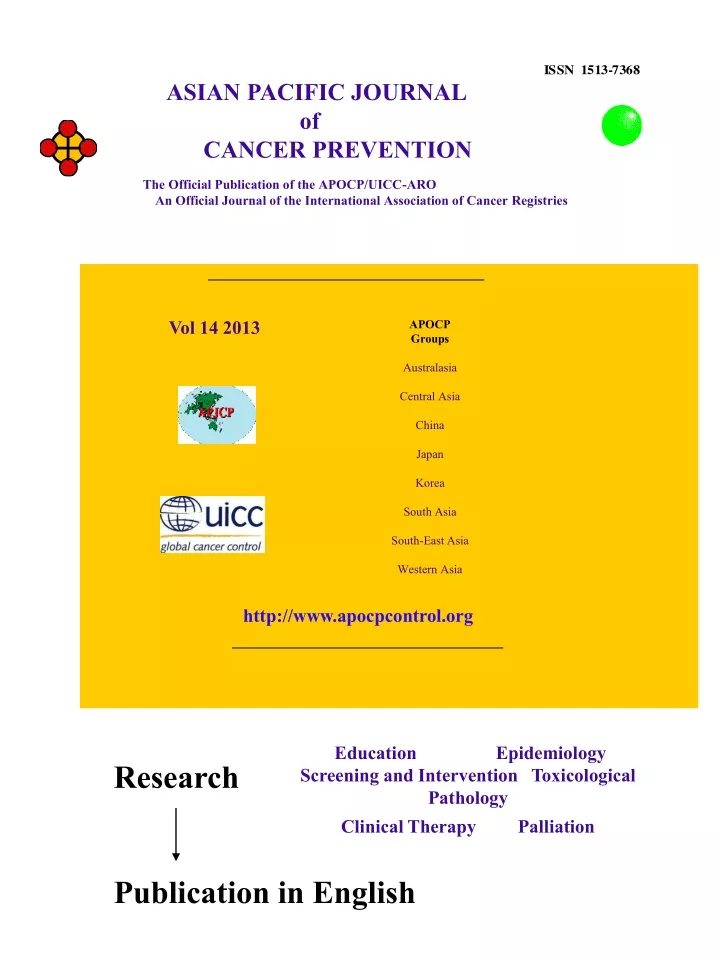 asian pacific journal of cancer prevention