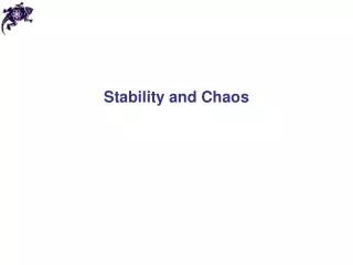 Stability and Chaos