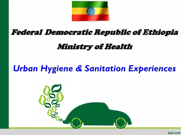 urban hygiene sanitation experiences