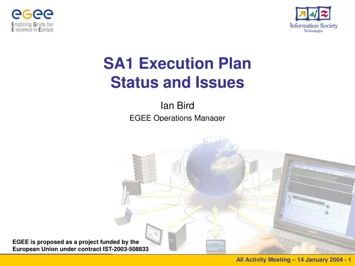 sa1 execution plan status and issues