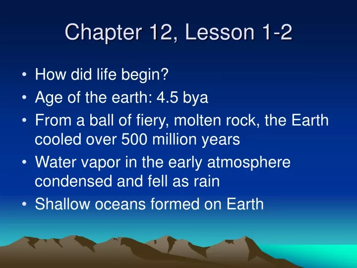 chapter 12 lesson 1 2