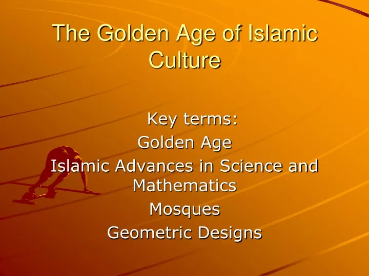 the golden age of islamic culture