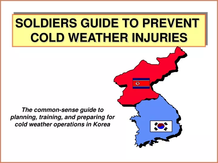 soldiers guide to prevent cold weather injuries