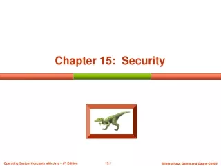 Chapter 15:  Security