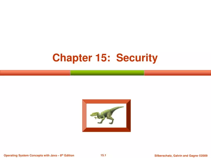 chapter 15 security