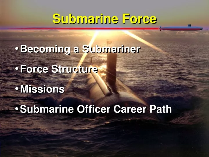 submarine force