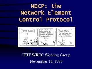NECP: the Network Element Control Protocol