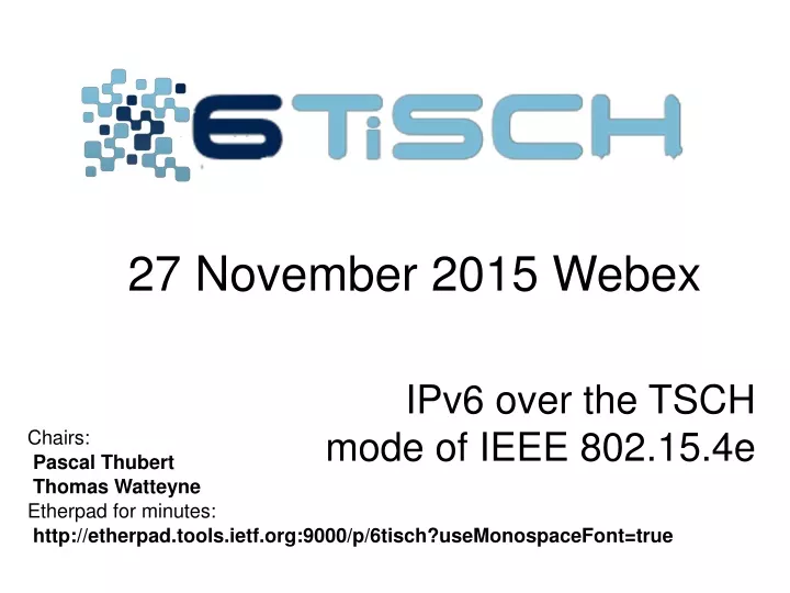 27 november 2015 webex