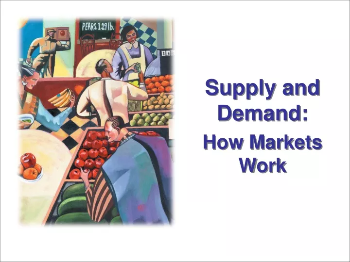 supply and demand how markets work