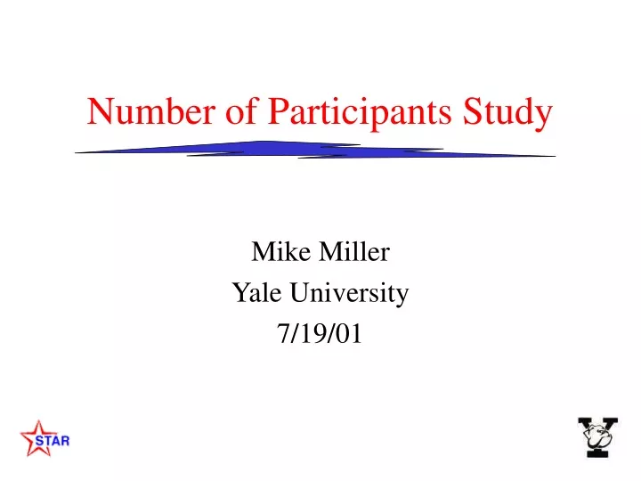 number of participants study