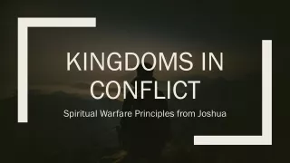 Kingdoms in conflict