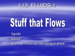 L12 -  FLUIDS-1